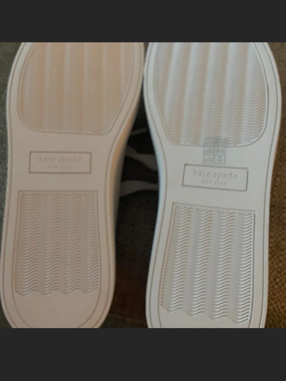 Kate Spade New York Fez White Leather Sneakers NWOT Size 9